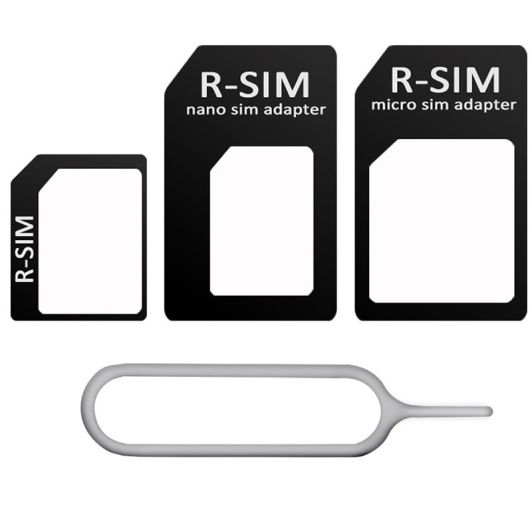 Adaptor H'MC nano-micro-stativ cu PIN pentru cartela SIM pentru iPhone 4/4S/5