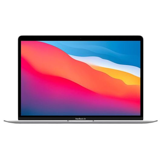 Apple MacBook Air 13 inch (2020) - Cip M1 - 8GB RAM - SSD de 128GB - Argintiu - Recondiționat, stare bună
