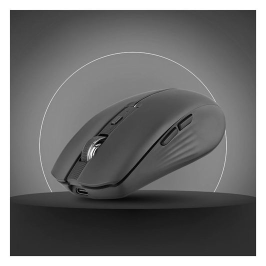 Mouse Bluetooth reîncărcabil DUAL CONNECT Negru - GRADIENT