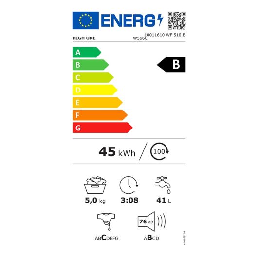 Mașină de spălat High One WF 510 B W566C – 5 kg