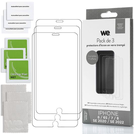 Protector de ecran WE x3 pentru iPhone 7/8/SE