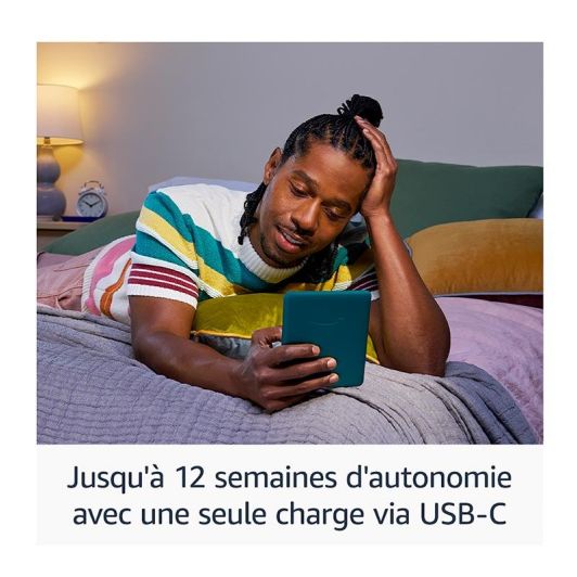 Liseuse électronique AMAZON Kindle Paperwhite ( 2024 ) -16 Go - noir - avec pub - 12e génération.