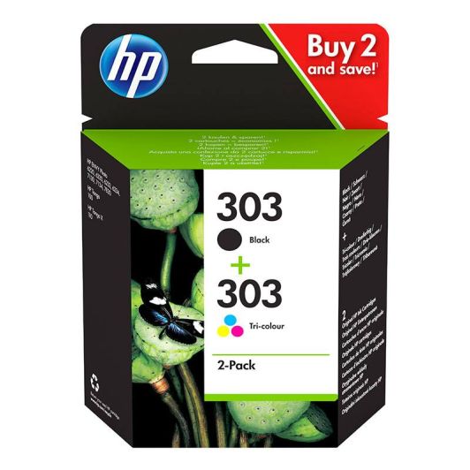 Cartuș de cerneală neagră HP 303, culori negre (3YM92AE)