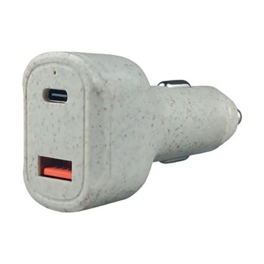 Adaptor EDENWOOD A/C 1USB-A 1USB-C ECO