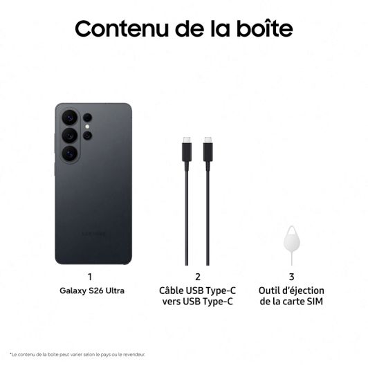 Samsung Galaxy S26 Ultra Smartphone – 256 GB – Zwart