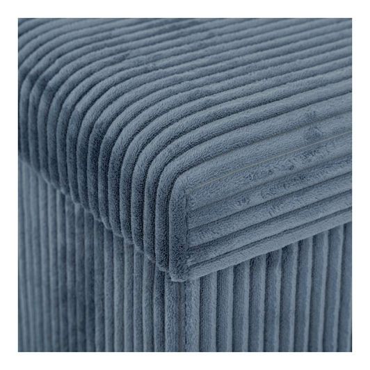Puf składany podwójny 76×38×38 cm – aksamit