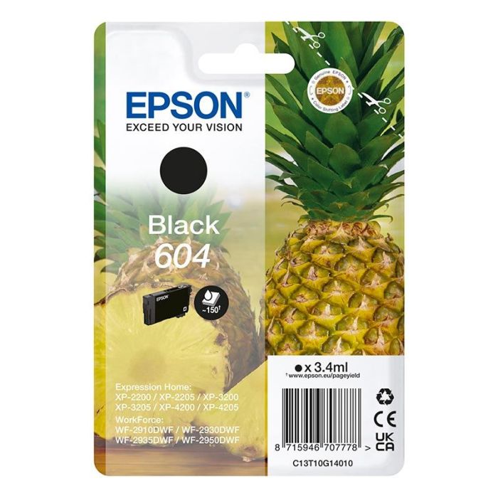 Cartuș de cerneală neagră EPSON 604