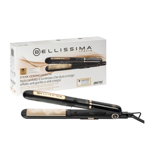 Placă de îndreptat părul cu abur BELLISSIMA B28 200 MY PRO STEAM CERAMIC & KERATIN