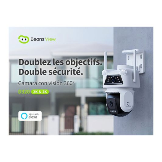 EZVIZ D320 Dual 2K Kamera – Doppelobjektiv
