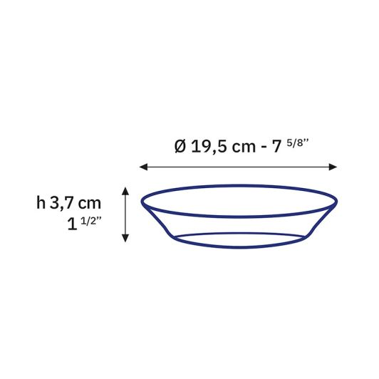 Cuenco DURALEX Lys verde – diámetro 19,5 cm