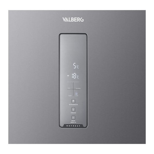combiné réfrigérateur-congélateur VALBERG CNF 323 B X742C