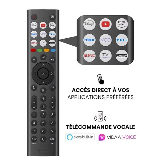 HISENSE 43A7Q – 43-Zoll-4K-UHD-QLED-SMART-Zentralfernseher