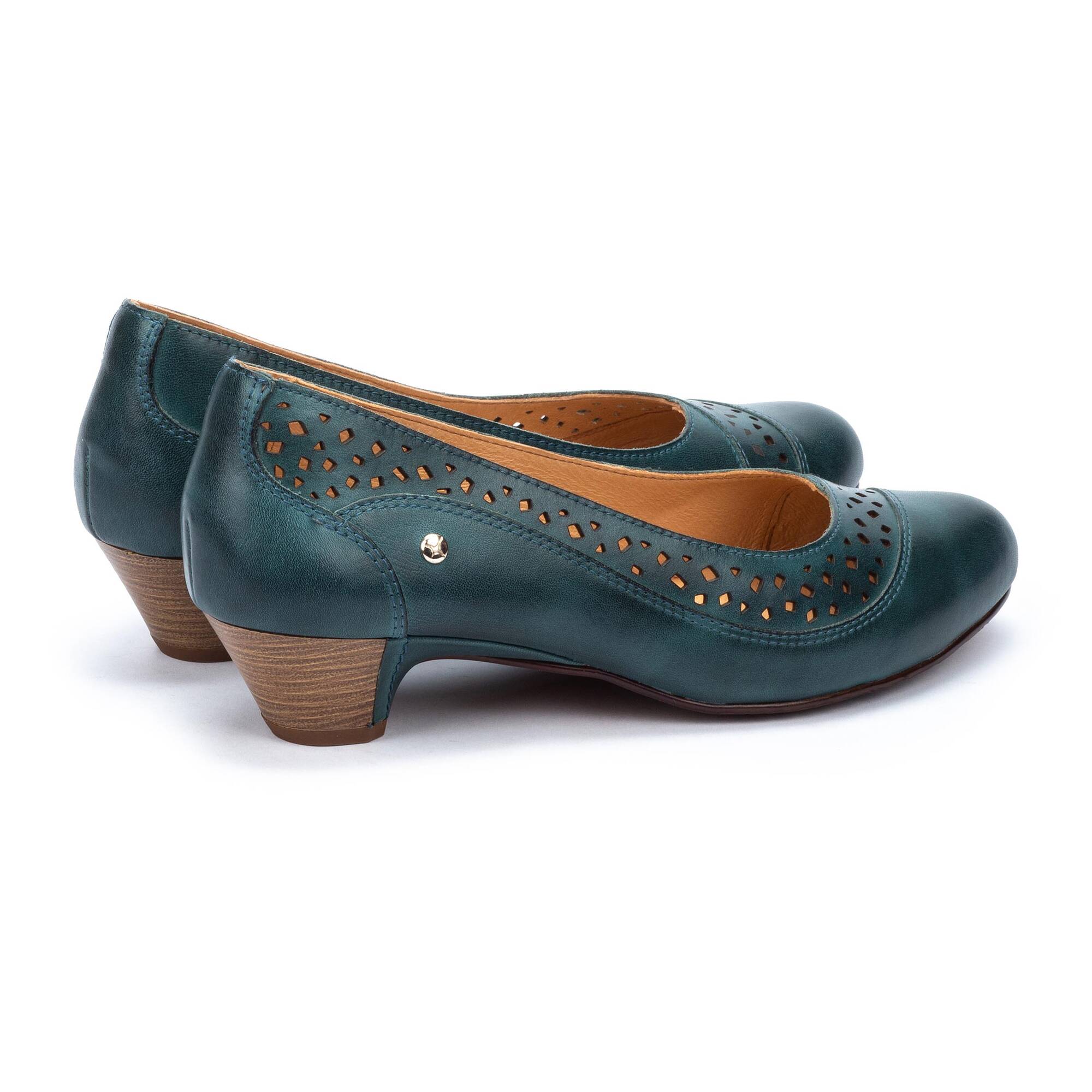 Damskie buty na niskim obcasie - RIVER