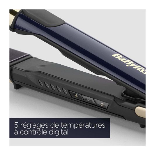 Placă de îndreptat și ondulat păr BaByliss ST484E – 2 în 1 – Onyx negru