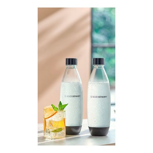 Sticle SODASTREAM – Set de 2 x 1L – Se pot spăla în mașina de spălat vase