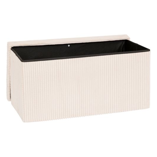 Puf dublu pliabil - 76x38x38 cm - Catifea