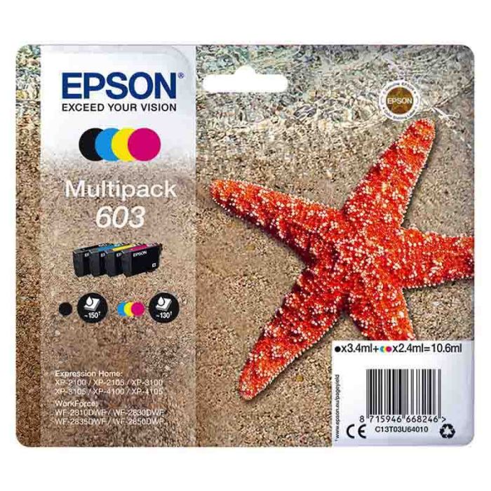 Pachet multiplu EPSON T03U6 Starfish 4 culori