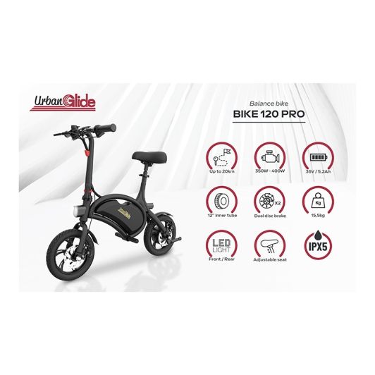 Bicicletă electrică URBANGLIDE BIKE 120 PRO