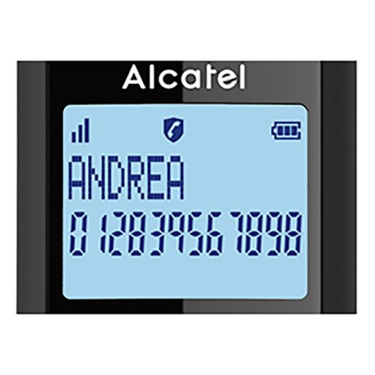 Τηλέφωνο ALCATEL F860 Voice Solo με τηλεφωνητή, μαύρο
