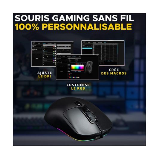 The G-Lab Kult Titanium Gaming Muis