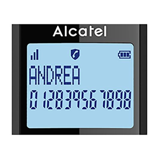 Telefon ALCATEL F860 Duo cu robot telefonic negru