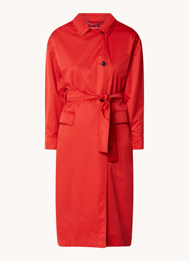 MaxMara Arezzo trench kaput s remenom i džepovima s preklopom