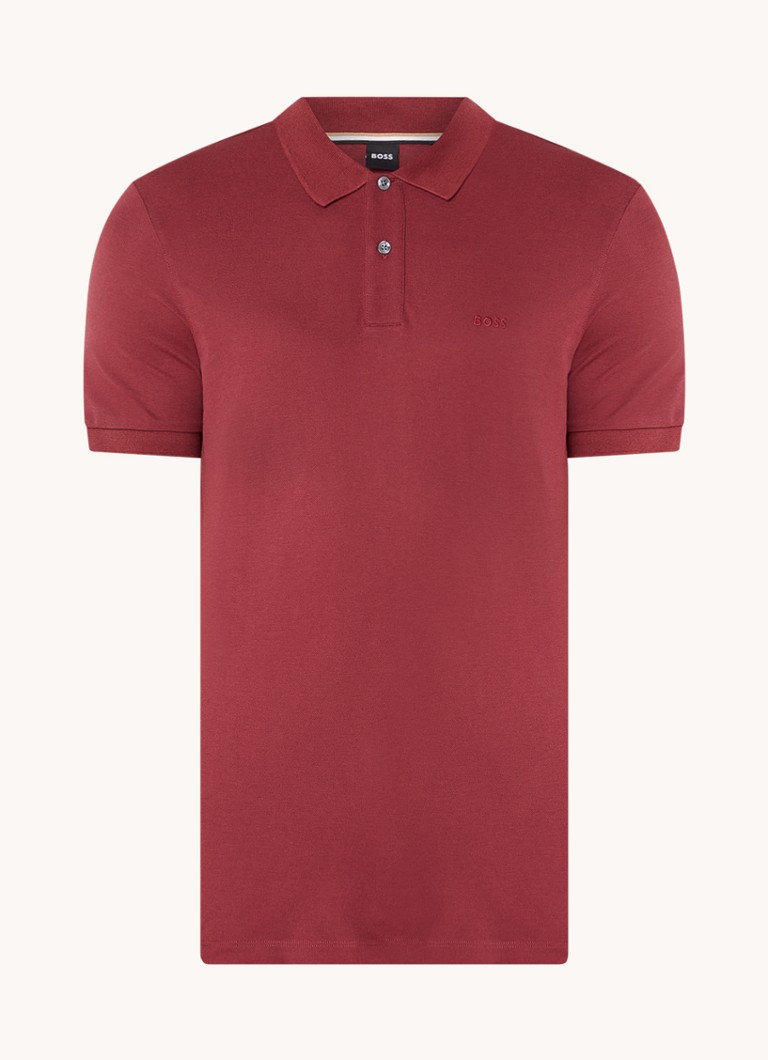 Polo HUGO BOSS Pallas de corte regular em algodão piqué