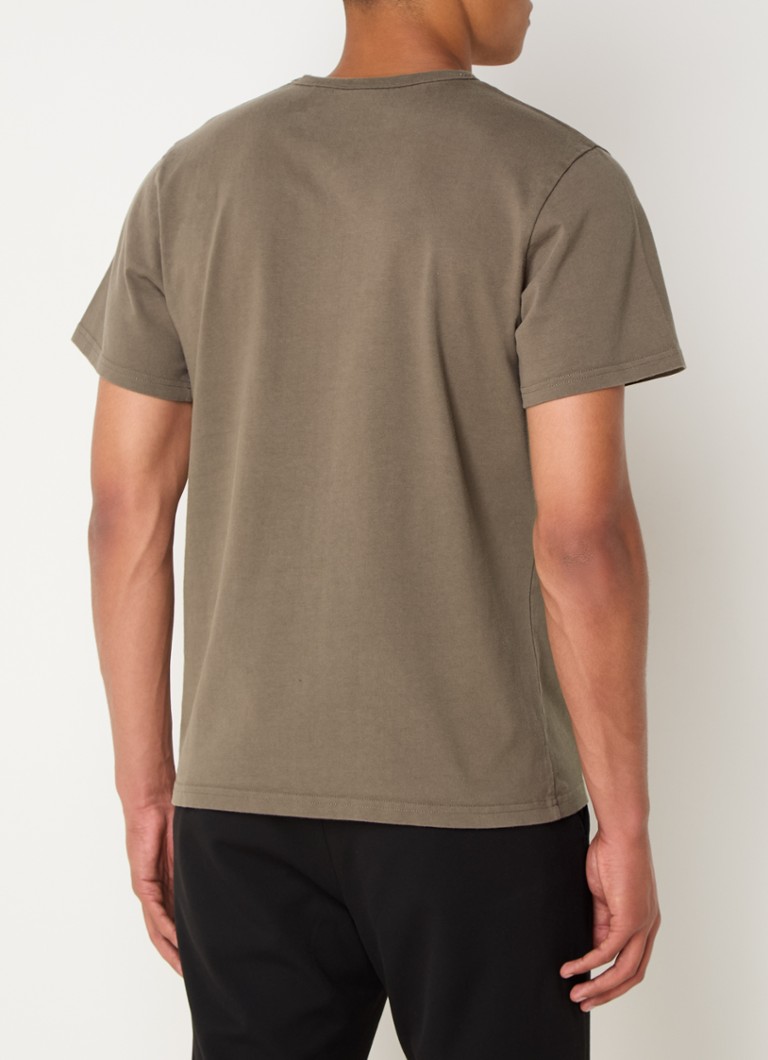 Tricou din bumbac organic Forest cu logo brodat