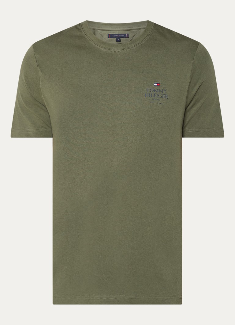 Tricou Tommy Hilfiger cu logo imprimat