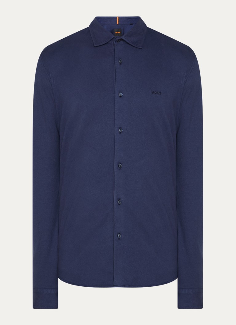 HUGO BOSS košulja regularnog kroja s vezom logotipa