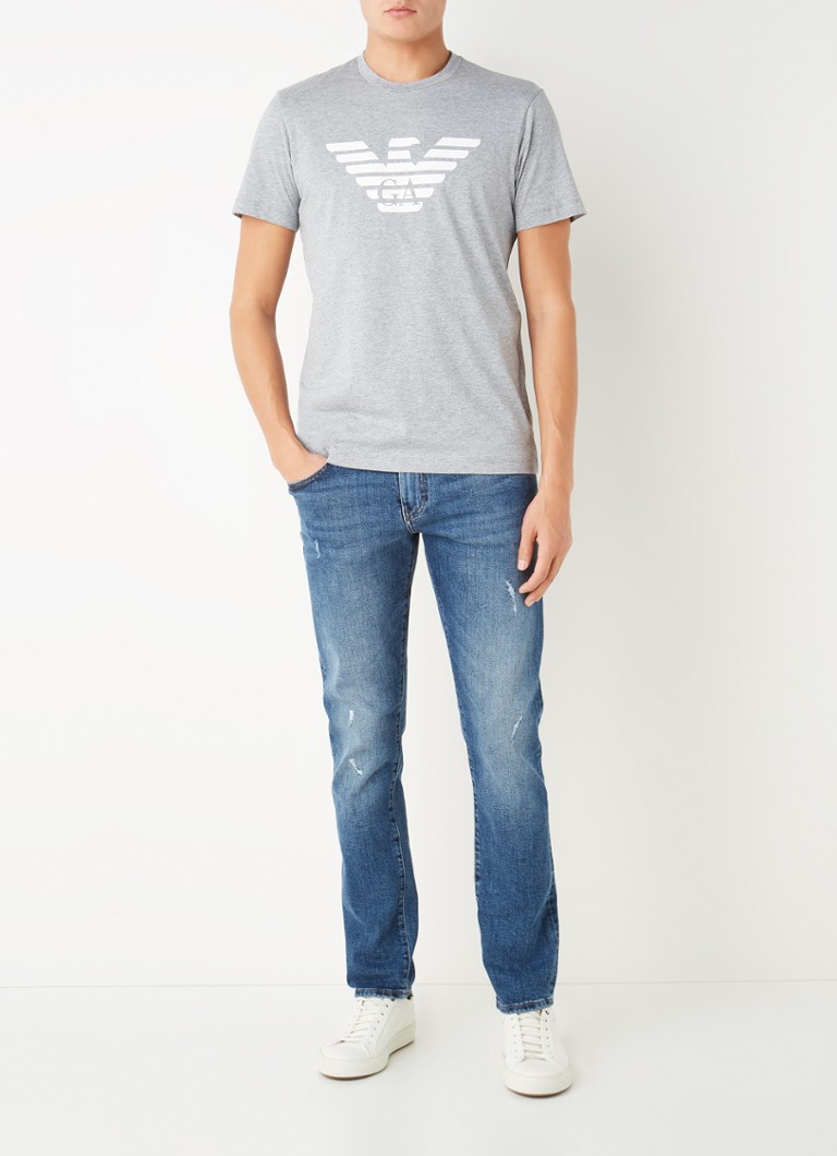 Tricou Emporio Armani cu logo imprimat
