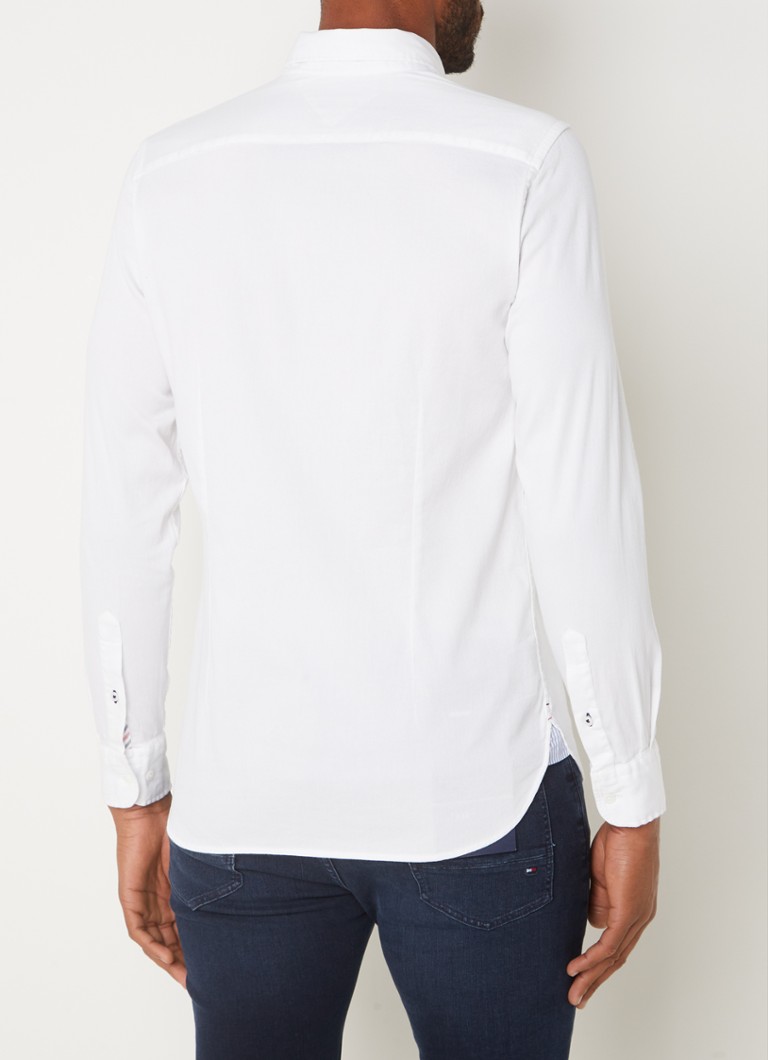 Tommy Hilfiger Core Flex Dobby slim fit košulja s džepom na prsima i logotipom