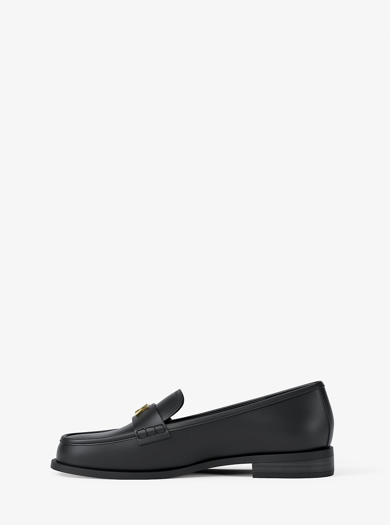 Lex skinnloafer - SVART