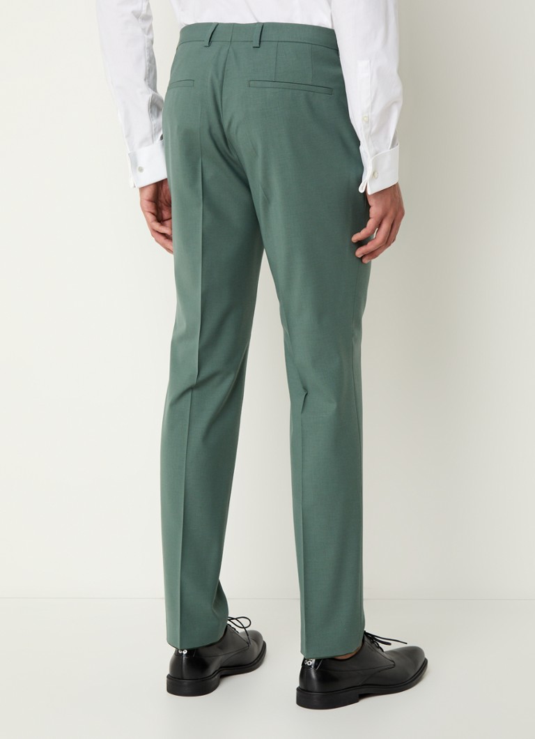HUGO BOSS Arti/Hesten232X dopasowany dwuczęściowy garnitur z mieszanki wełny.