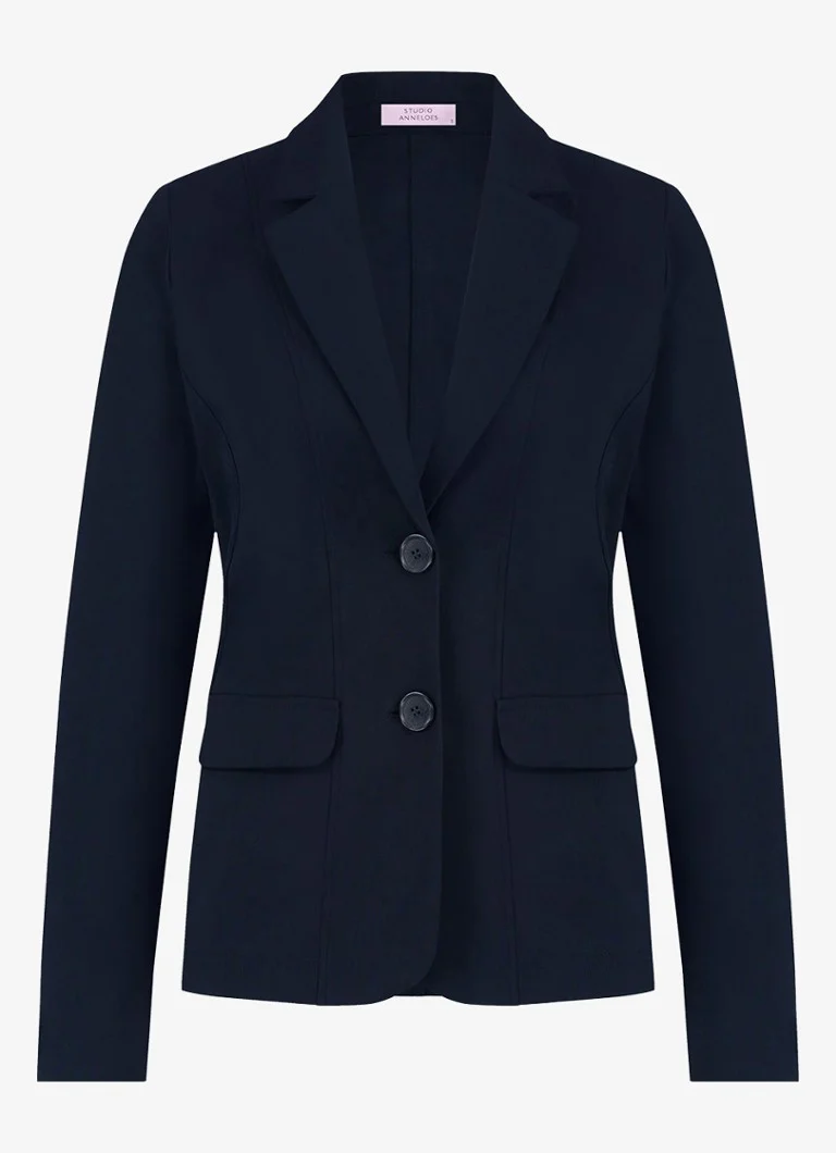 Jachetă elegantă cu buzunare cu clapă de la Studio Anneloes.