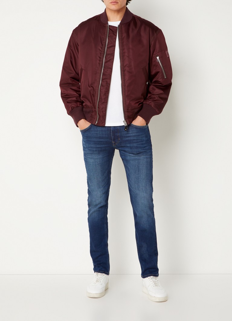 Jeansy Marc O'Polo slim-fit, ciemne wyblaknięcie