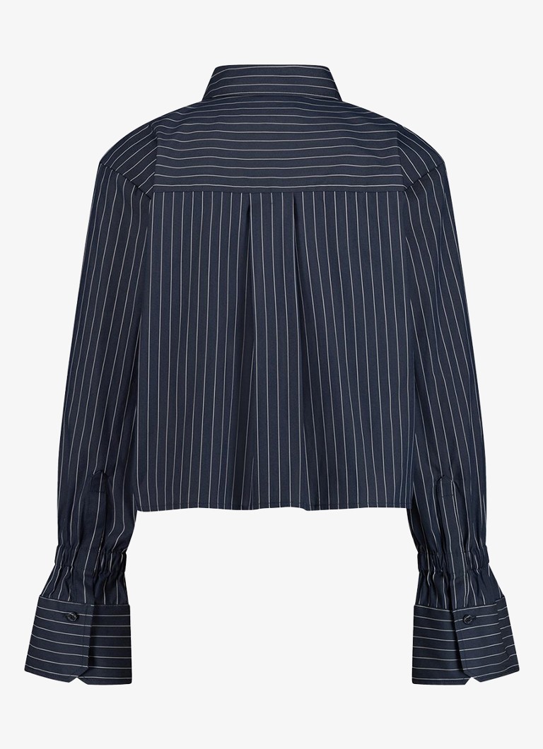 Blouse Studio Anneloes Fildeli à rayures et manches trompette