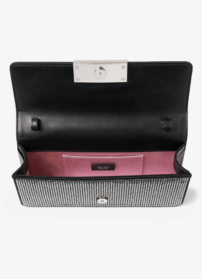 Borsa Jimmy Choo Diamond con dettagli in pelle di vitello