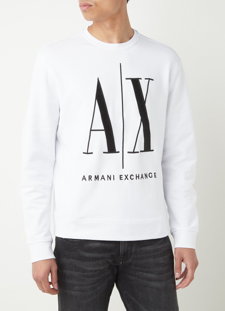 Maglione Armani Exchange con logo ricamato