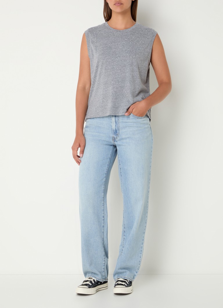 Αμάνικο τοπ Levi's με φαρδιά μανίκια και μοτίβο με κόκκινα άνθη