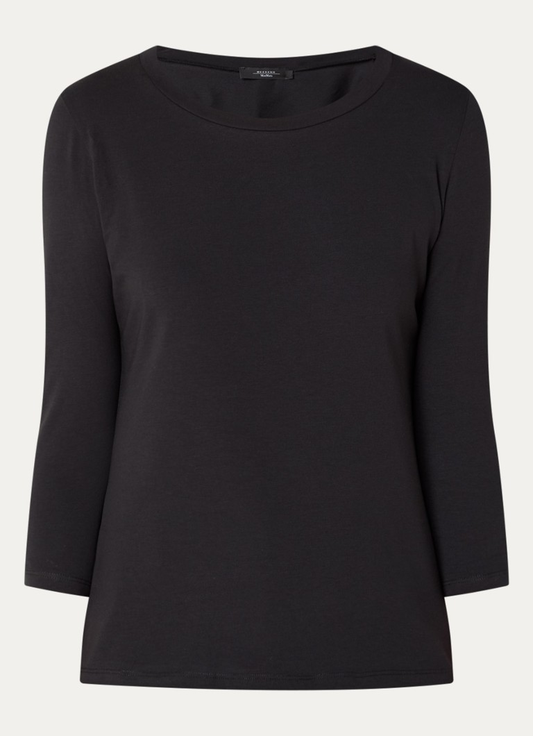 Μπλούζα MaxMara Multia με μακριά μανίκια και στρογγυλή λαιμόκοψη