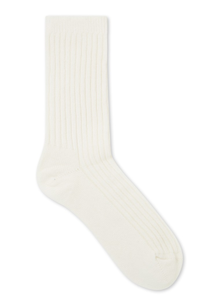 MarcMarcs Socks in cashmere blend with ribbed structure