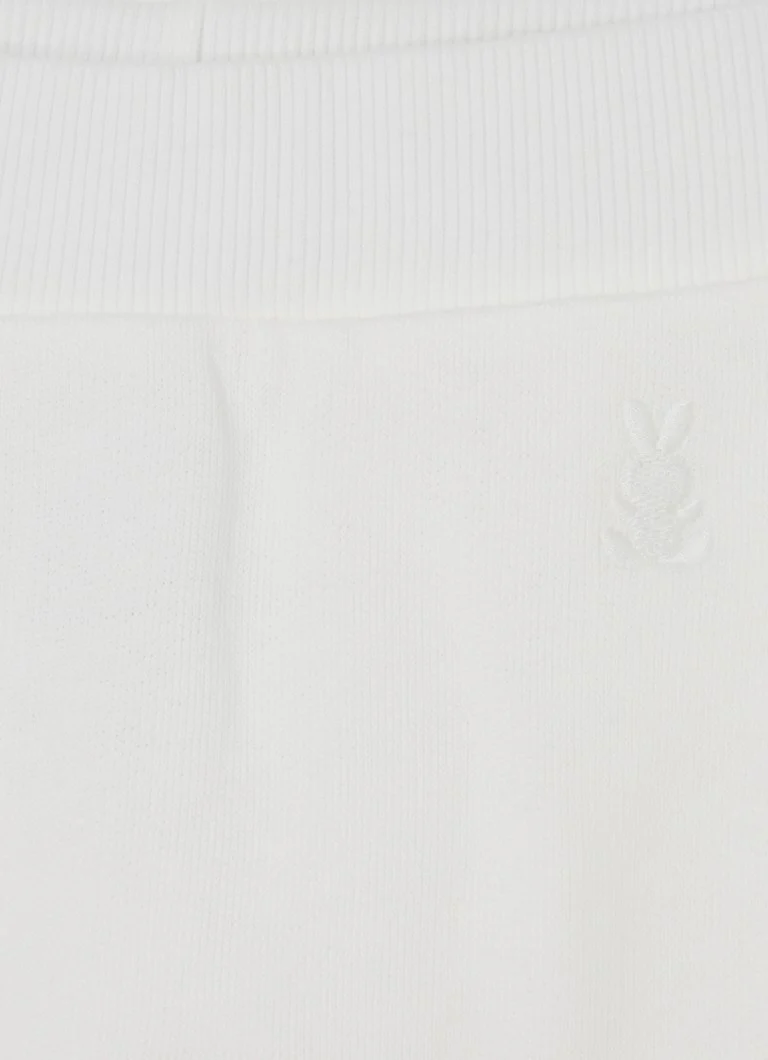 Pantaloni de trening Benetton cu croială conică și broderie.
