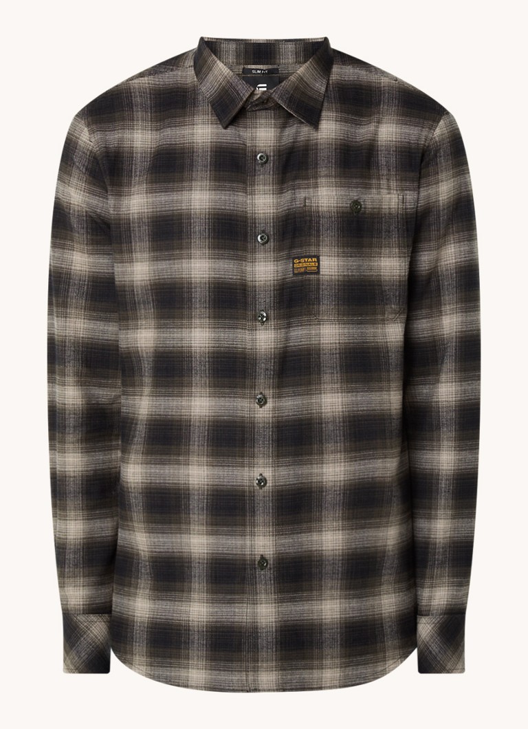 G-Star RAW Bristum slim fit košulja s kariranim uzorkom