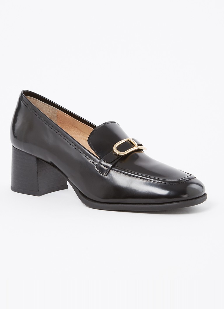 Mocasini Unisa Lisa din piele lăcuită.