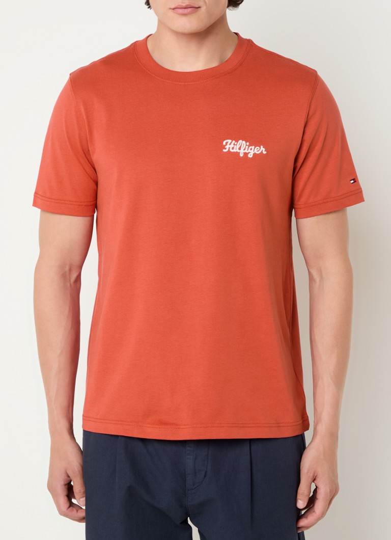 Tricou Tommy Hilfiger cu logo brodat