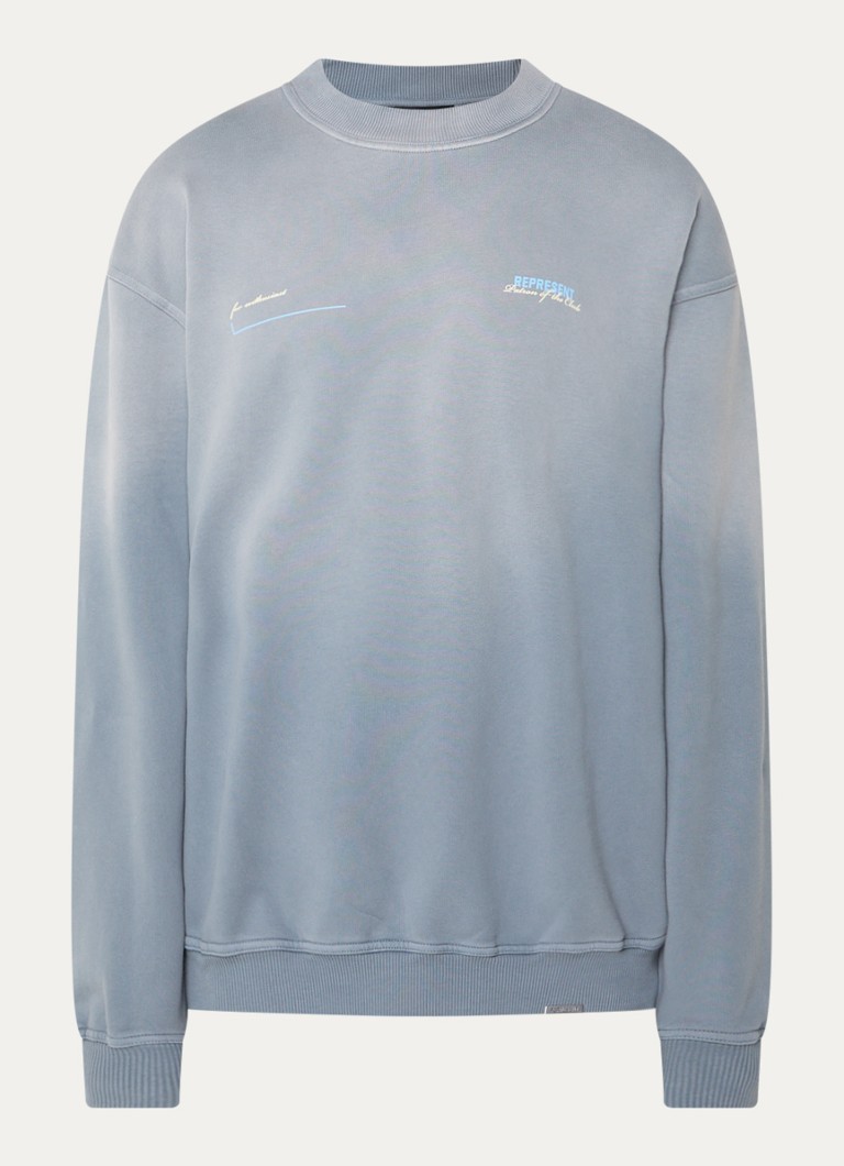 Represent Patron Of The Club sweater with logo and back print