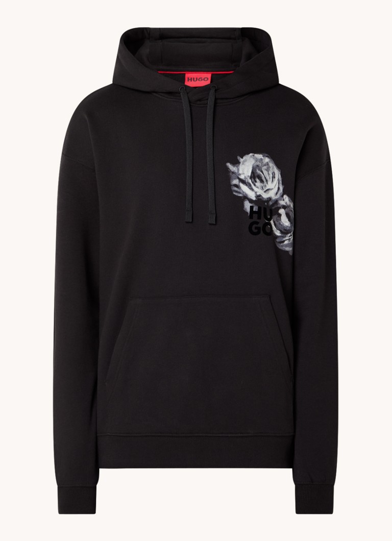 HUGO BOSS Dirosehood hoodie with logo and back print