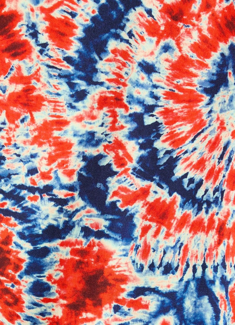 Hlače Essentiel Antwerp Googoo z visokim pasom in širokim krojem ter dip-dye vzorcem