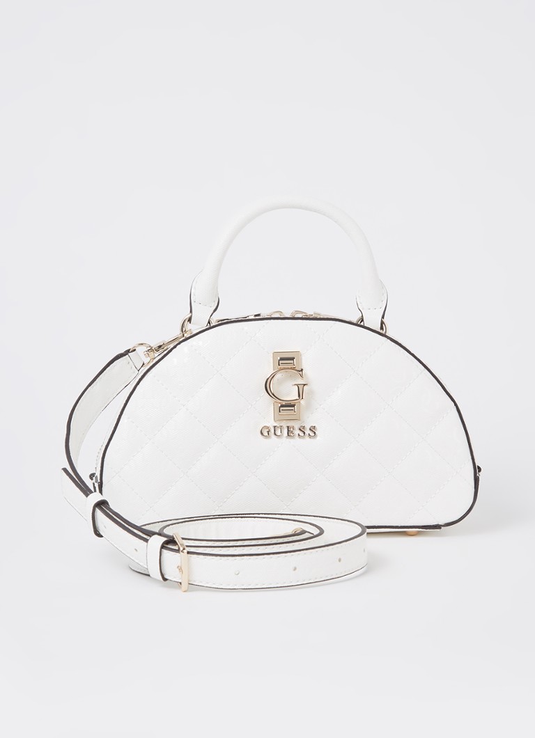 GUESS Bessey crossbody bag with quilt pattern and detachable shoulder strap